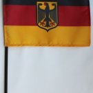 Germany - 4""X6"" Stick Flag (Eagle)