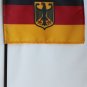 Germany - 4""X6"" Stick Flag (Eagle)