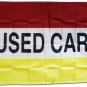 Used Cars - 3"X5" Nylon Flag (Red/White/Yellow)