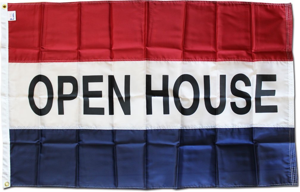 Open House - 3"X5" Nylon Flag