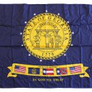 Georgia - 2"X3" Nylon Flag (2001-2003)