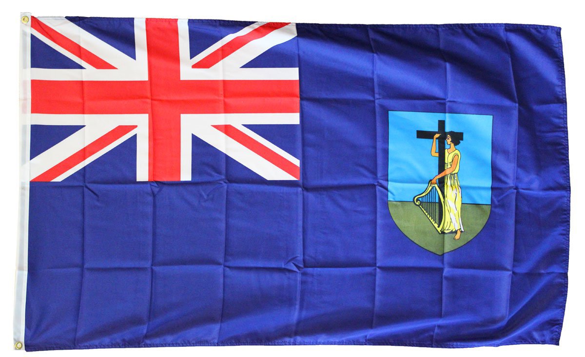 Montserrat - 3"X5" Polyester Flag