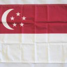 Singapore - 12""X18"" Nylon Flag
