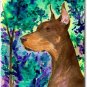 Doberman - 11""x15"" 2-Sided Garden Banner