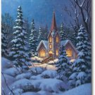 Snowy Steeple Toland Art Banner