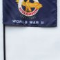 World War II - 4"" x 6"" Stick Flag