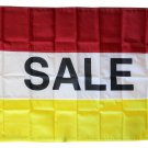 Sale - 3"X5" Nylon Flag (red/white/yellow)