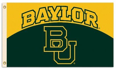 Baylor - 3" x 5" Polyester Flag
