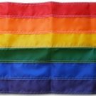 Rainbow - 12"" x 18"" Nylon Flag