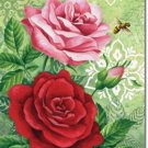 Rose Welcome Toland Art Banner