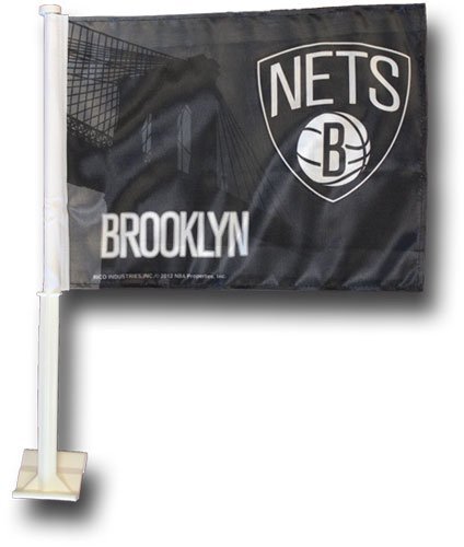 Brooklyn Nets Car Flag