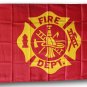 Fire Department - 3"X5" Polyester Flag