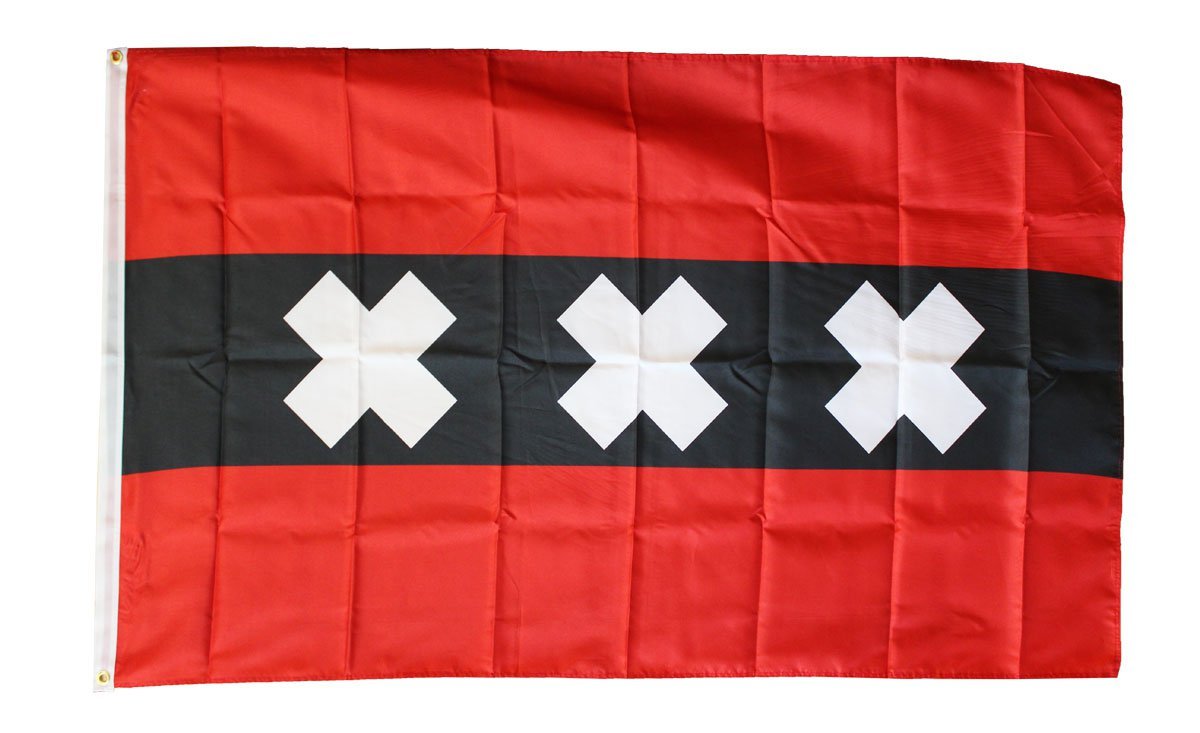 Amsterdam - 3"X5" Polyester Flag