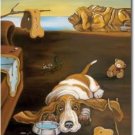 Basset Hound Art Banner - Salvador Doggy