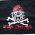 Zombie Pirate - 12"" x 18"" Nylon Flag