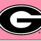 University of Georgia - 3"x5" Polyester Flag (Breast Cancer Awareness)