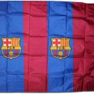 FC Barcelona - 3"x5" Polyester Flag (Vertical Stripes)