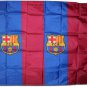 FC Barcelona - 3"x5" Polyester Flag (Vertical Stripes)