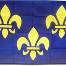 Fleur-de-Lis - 3"x5" Polyester Flag