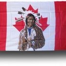 Canada - 3"X5" Polyester Flag (Native American)