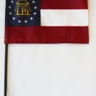 Georgia (2003) - 4""X6"" Stick Flag