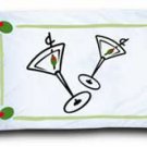 Cocktail - 12""x18"" Nylon Flag (Two Glasses)