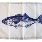 Blue Fish - 12""x18"" Nylon Flag