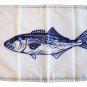 Blue Fish - 12""x18"" Nylon Flag
