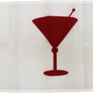 Cocktail - 12"x18" Nylon Flag (Red Glass)
