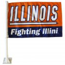 University of Illinois Car Flag