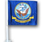 Navy Car Flag