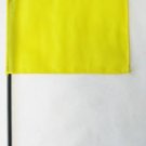 Yellow - 4""X6"" Stick Flag