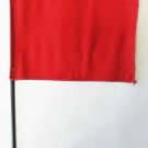 Red - Solid Color 4""X6"" Stick Flag