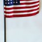 USA (20-Stars) - 4""X6"" Stick Flag