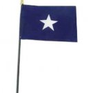 Bonnie Blue - 4""X6"" Stick Flag
