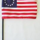 Betsy Ross - 4""X6"" Stick Flag
