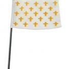 Fleur-de-Lis - 4""X6"" Stick Flag