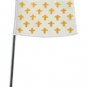 Fleur-de-Lis - 4""X6"" Stick Flag
