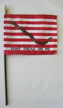 First Navy Jack - 4""X6"" Stick Flag