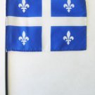 Quebec - 4""X6"" Stick Flag