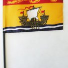New Brunswick - 4""X6"" Stick Flag