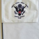 Coast Guard - 8""X12"" Stick Flag