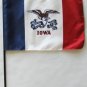 Iowa - 8""X12"" Stick Flag