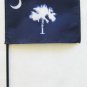 South Carolina - 4""X6"" Stick Flag
