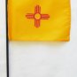 New Mexico - 4""X6"" Stick Flag