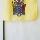 New Jersey - 4""X6"" Stick Flag