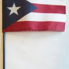 Puerto Rico - 4""X6"" Stick Flag