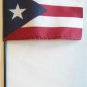 Puerto Rico - 4""X6"" Stick Flag
