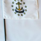Rhode Island - 4""X6"" Stick Flag