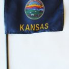 Kansas - 4""X6"" Stick Flag